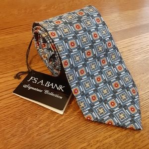 Jos A. Bank signature collection NWT blue tie